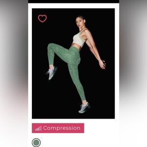Green Compression Leggings